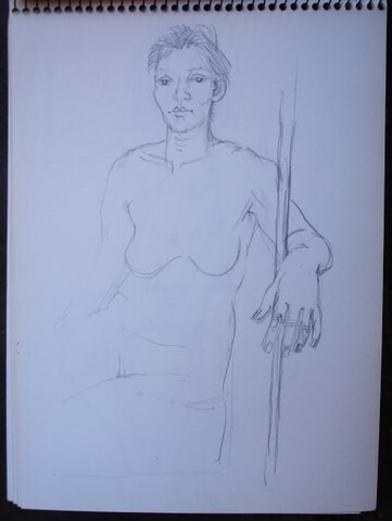 Tekening getiteld "LA MAIN DE BRIGITTE…" door Michel Moskovtchenko, Origineel Kunstwerk, Anders