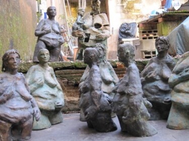 雕塑 标题为“1992 GROUPE DE SCUL…” 由Michel Moskovtchenko, 原创艺术品, 金属
