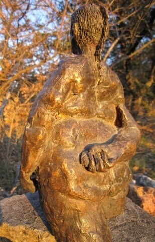 雕塑 标题为“FEMME A LA TRESSE M…” 由Michel Moskovtchenko, 原创艺术品, 金属