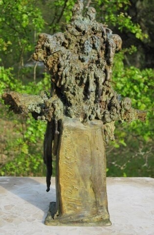 Rzeźba zatytułowany „FONTAINE DE VAUCLUSE” autorstwa Michel Moskovtchenko, Oryginalna praca, Metale