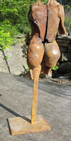 Sculpture intitulée "BUSTE DE FEMME SUR…" par Michel Moskovtchenko, Œuvre d'art originale