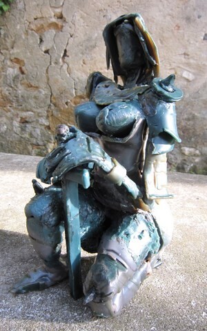 Sculpture titled "JEANNE  LA PUCELLE" by Michel Moskovtchenko, Original Artwork, Other