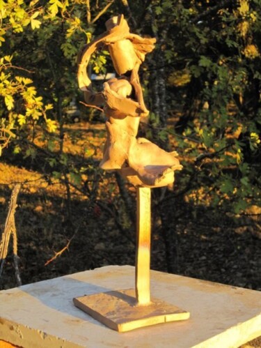 Sculpture titled "COUP DE MISTRAL" by Michel Moskovtchenko, Original Artwork, Metals