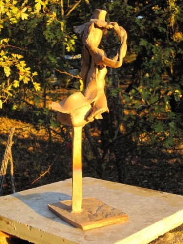 Escultura titulada "COUP DE MISTRAL" por Michel Moskovtchenko, Obra de arte original, Metales