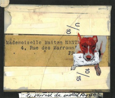 Pintura intitulada "le journal de Marti…" por Michel Tabanou, Obras de arte originais, Acrílico
