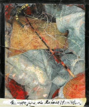 Peinture intitulée "la nappe de Richard…" par Michel Tabanou, Œuvre d'art originale, Acrylique