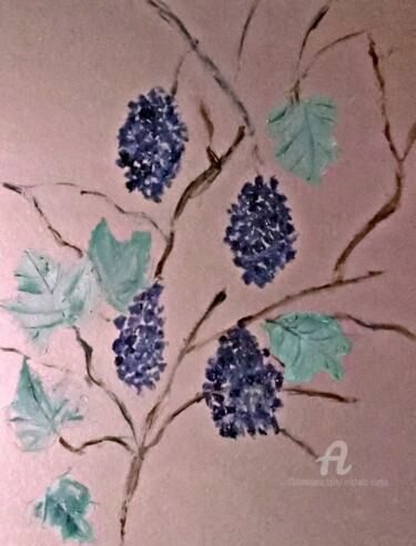 「The Grapes」というタイトルの絵画 Michela Curtisによって, オリジナルのアートワーク, オイル