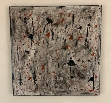 제목이 "Asteroides"인 미술작품 Michele Barthe로, 원작, 아크릴 나무 들것 프레임에 장착됨