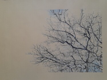 Disegno intitolato "Grandes Branches 3…" da Michèle Caranove, Opera d'arte originale, Inchiostro