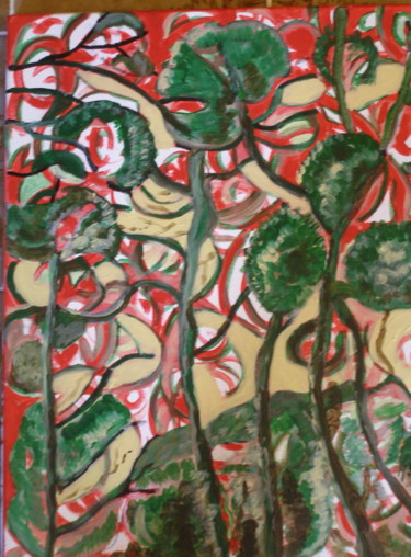 Pintura titulada "CONFIANCE EN LA VIE" por Michele Glaize, Obra de arte original, Acrílico Montado en Bastidor de camilla de…