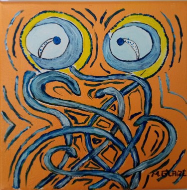 Painting titled "POSSESSION" by Michele Glaize, Original Artwork, Acrylic