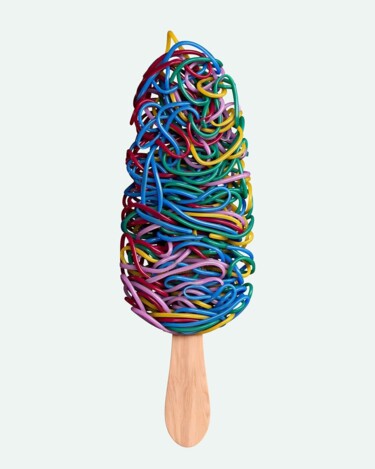 Digital Arts με τίτλο "Strano gelato 5" από Michele Iannizzotto, Αυθεντικά έργα τέχνης, 3D Μοντελοποίηση