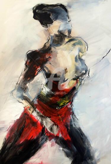 Painting titled "Gypsy" by Michèle Debrez, Original Artwork