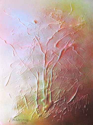 Peinture intitulée "Arbre" par Michel Estival, Œuvre d'art originale, Acrylique