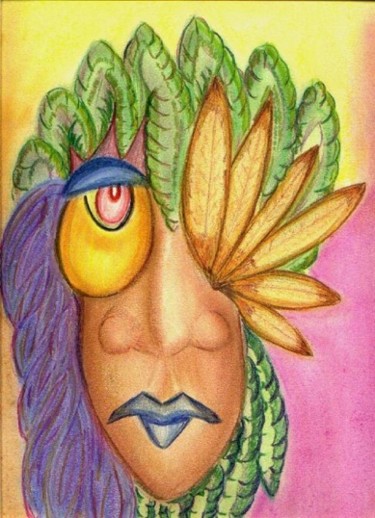 Картина под названием "ESTATE" - Michele Tortorelli, Подлинное произведение искусства, Цветные карандаши