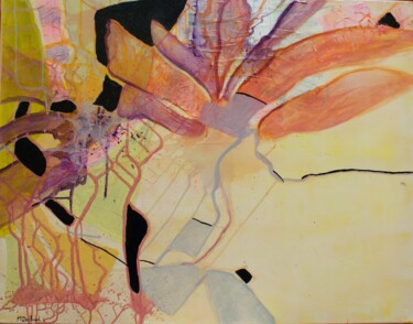 Pintura intitulada "Nécèssité oblige N°1" por Michelle Dechaud, Obras de arte originais, Acrílico