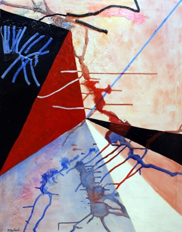 Pintura intitulada "Nécèssité oblige N°…" por Michelle Dechaud, Obras de arte originais, Acrílico