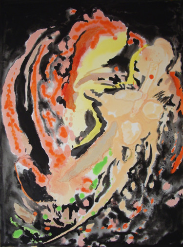 제목이 "FRANZ S. ou La jeun…"인 미술작품 Michel Munier로, 원작, 기름 목재 패널에 장착됨