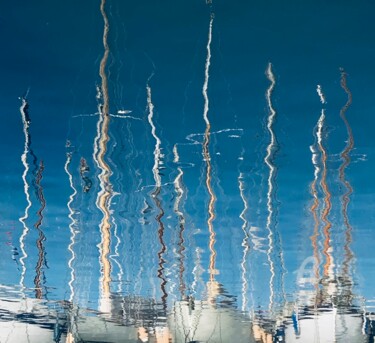 Photographie intitulée "Blue navy" par Michel Louise, Œuvre d'art originale