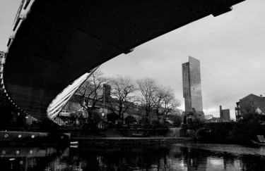 Photography titled "Manchester au coeur…" by Michel Verna, Original Artwork, Analog photography