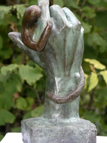 Sculpture titled "dualité" by Joelle Michenet, Original Artwork, Other