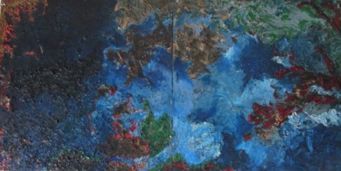 Pintura titulada "Supernova" por Michele Principato Trosso, Obra de arte original, Oleo