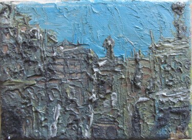 Malerei mit dem Titel "Senza titolo 1" von Michele Principato Trosso, Original-Kunstwerk, Öl Auf Keilrahmen aus Holz montiert