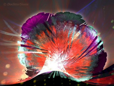 Digital Arts titled "Vulcano" by Mies De Graaf, Original Artwork, 2D Digital Work