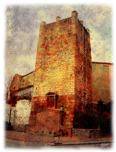 Фотография под названием "Torreón de la fuent…" - Miguel Ángel Cáceres, Подлинное произведение искусства, Манипулированная ф…