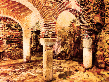 Photographie intitulée "Mezquita de Almonas…" par Miguel Ángel Cáceres, Œuvre d'art originale, Photographie manipulée