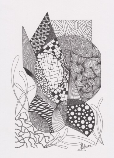 Drawing titled "Insolitum VI ( invu…" by Miguel Marques, Original Artwork, Ink