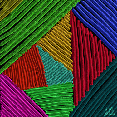 Arts numériques intitulée "Óleos de colores" par Miguel Sanguesa, Œuvre d'art originale, Peinture numérique