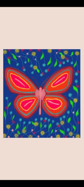 Arts numériques intitulée "Butterfly" par Miguel Sanguesa, Œuvre d'art originale, Peinture numérique