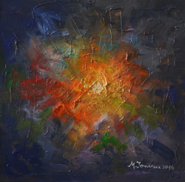 Pintura intitulada ""Universe"" por Mihaela Ionescu, Obras de arte originais, Óleo