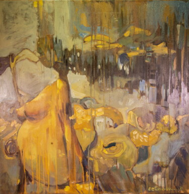 Peinture intitulée "Moments Of Silence" par Mihai Voinescu (Cetinode), Œuvre d'art originale, Huile