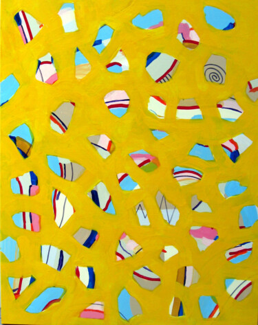 Картина под названием "Sunrise dance" - Mike Smoller, Подлинное произведение искусства, Акрил Установлен на Деревянная рама…