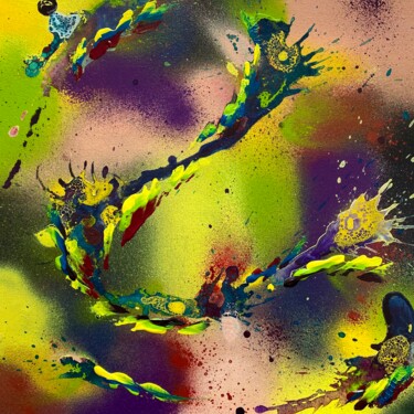 Pintura intitulada "Infinity" por Mike Wagener, Obras de arte originais, Tinta spray