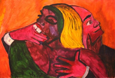 Peinture intitulée "Tango" par Mikhey Chikov, Œuvre d'art originale, Acrylique