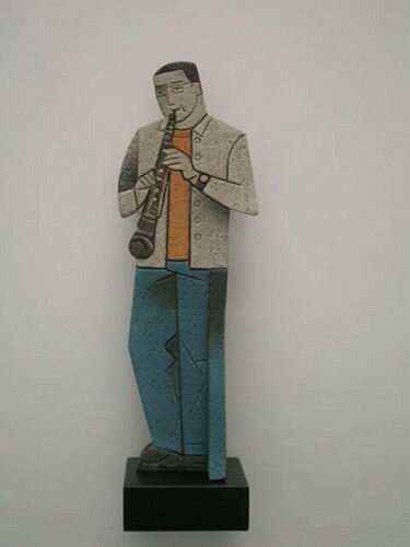 Sculpture titled "Oboe" by Mila Montoro, Original Artwork, Home Décor