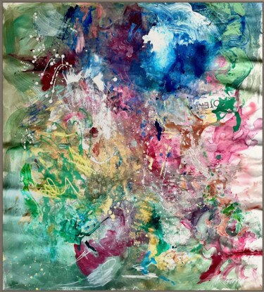 Malerei mit dem Titel "AFTERGLOW" von Mila Stone, Original-Kunstwerk, Acryl