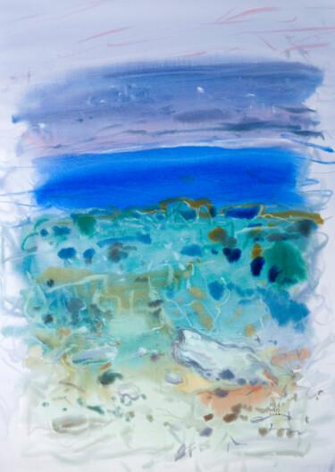 Malarstwo zatytułowany „Lagoon” autorstwa Mila Weis, Oryginalna praca, Akwarela
