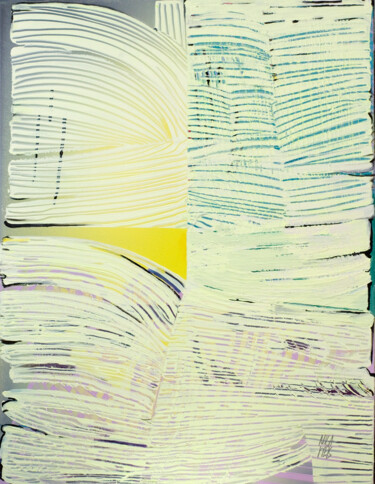 Pittura intitolato "Light Experience In…" da Mila Weis, Opera d'arte originale, Acrilico Montato su Telaio per barella in le…