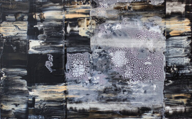 Картина под названием "White lace" - Mila Oz, Подлинное произведение искусства, Акрил Установлен на Деревянная рама для носи…