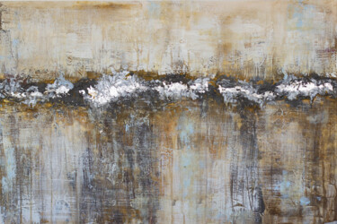 Painting titled "Post-apocalyptic wo…" by Mila Oz, Original Artwork, Acrylic Mounted on Wood Stretcher frame