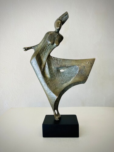 Sculpture intitulée "Dance" par Milko Dobrev, Œuvre d'art originale, Bronze
