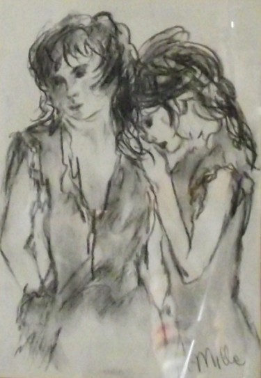 Dessin intitulée "confidenze-3.jpg" par Milla, Œuvre d'art originale, Autre