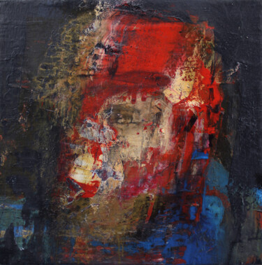 Malerei mit dem Titel "Confused" von Miloš Hronec, Original-Kunstwerk, Öl