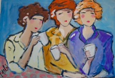 绘画 标题为“cup of tea” 由Milu Petersen, 原创艺术品