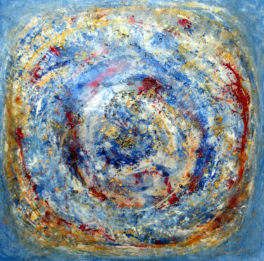 Malerei mit dem Titel "Infinite cosmos -…" von Mimi Bastos Art, Original-Kunstwerk, Acryl