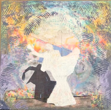 「Twilight Dancers」というタイトルの絵画 Mindy Tilleryによって, オリジナルのアートワーク, エンカウスティーク